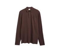 s.Oliver Red Label - Langarm-Polo-Shirt braun - Gr. - XXL