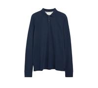 s.Oliver Red Label - Langarm-Poloshirt blau - Gr. - XXL