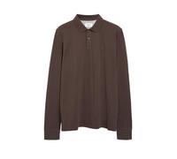 s.Oliver Red Label - Langarm-Poloshirt braun - Gr. - XXL