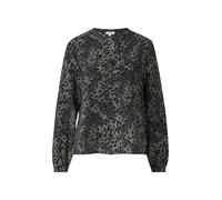 s.Oliver Langarmbluse aus Viskosemix mit Leo-Print