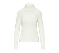 Elastisches Langarmshirt mit Rollkragen 36 creme
