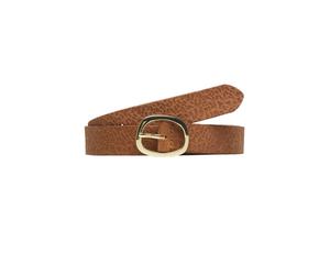 s.Oliver Red Label - Ledergürtel mit Animal-Prägung braun - Gr. - 85
