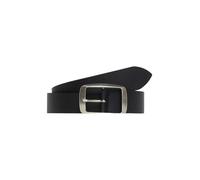 s.Oliver Red Label - Ledergürtel mit eckiger Schließe schwarz - Gr. - 95