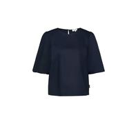 s.Oliver Red Label - Locker geschnittene Bluse mit halblangen Ärmeln blau - Gr. - 34