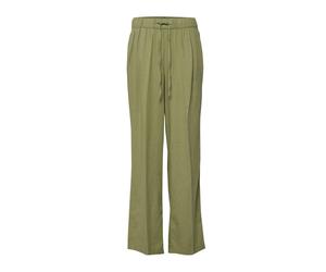 s.Oliver Red Label - Locker geschnittene Marlenehose mit elastischem Bund grün - Gr. - 36/REG
