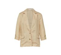 s.Oliver Red Label - Lockerer Blazer mit 3/4-Ärmeln beige - Gr. - 36