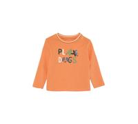 s.Oliver Red Label - Longsleeve mit Frontprint orange - Gr. - 62