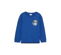 s.Oliver Red Label - Longsleeve mit gummierten Prints blau - Gr. - 92/98