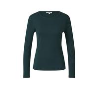 s.Oliver Red Label - Longsleeve mit Rippstruktur grün - Gr. - 42