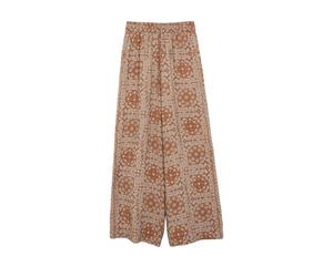 s.Oliver Red Label - Marlenehose mit Muster braun - Gr. - 40