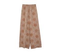 s.Oliver Red Label - Marlenehose mit Muster braun - Gr. - 42