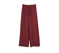 Gecrêpte Wide-Leg-Hose mit Eingrifftaschen 44/REG rot 2179262.3903.44_REG