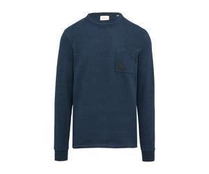 s.Oliver Red Label - Meliertes Longsleeve mit aufgesetzter Brusttasche blau - Gr. - XL