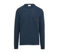 s.Oliver Red Label - Meliertes Longsleeve mit aufgesetzter Brusttasche blau - Gr. - XXL