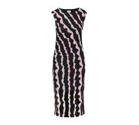 s.Oliver Red Label - Mesh-Kleid mit seitlicher Raffung schwarz - Gr. - 34