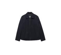Jacke in Wolloptik mit leichter Wattierung L blau 2180781.59G1.L