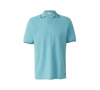 Poloshirt aus Flammgarn-Piqué mit Kontrastabschlüssen XL türkis 2176185.6603.XL