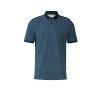 Strukturiertes Poloshirt aus Baumwolle in Two-Tone-Optik XXL blau 2174584.59G5.XXL