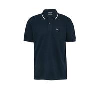 s.Oliver Red Label - Poloshirt aus Baumwoll-Piqué mit Logo und Brusttasche blau - Gr. - L
