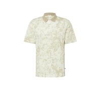 s.Oliver Red Label - Poloshirt mit All-over-Print und Flammgarnstruktur beige - Gr. - 3XL
