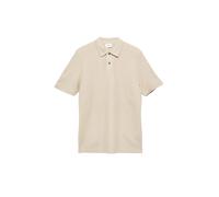 Strukturiertes Poloshirt mit Seitenschlitzen 3XL beige 2178232.8148.3XL