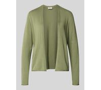 s.Oliver RED LABEL Regular Fit Cardigan aus Baumwoll-Viskose-Mix in Khaki, Größe 44