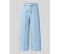 s.Oliver RED LABEL Regular Fit Culotte aus reiner Baumwolle in Hellblau, Größe 44