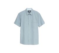 s.Oliver Kurzarmhemd Regular Fit fein strukturiert Blau M