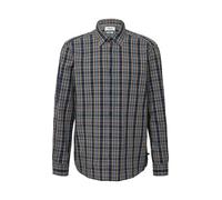 Regular Fit: Kariertes Baumwoll-Hemd mit Kentkragen L blau 2168131.59N5.L