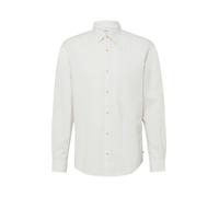 s.Oliver Hemd Regular Fit aus Leinenmix mit Streifen M Beige/Weiß