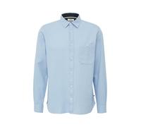 Regular Fit: Baumwollhemd mit Struktur und Brusttasche XXL blau 2163057.5302.XXL