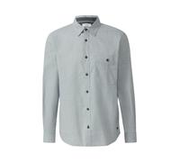 Regular Fit: Strukturiertes Hemd mit Brusttasche M blau 2172382.58K2.M