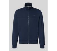 s.Oliver RED LABEL Regular Fit Sweatjacke aus Baumwoll-Mix in Marine, Größe XL