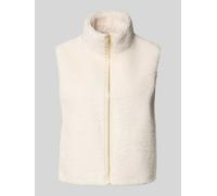 Weste aus Teddyplüsch mit Eingrifftaschen 42 Beige 2173326.0805.42
