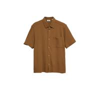 s.Oliver Red Label - Relaxed Fit: Baumwollhemd mit Kentkragen braun - Gr. - S