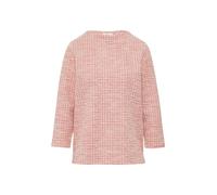 Bouclé-Sweatshirt im Boxy-Fit mit kleinem Stehkragen 44 rot|mehrfarbig 2164675.4101.44