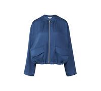 Satin-Blouson im Relaxed Fit mit verstellbarem Saum 44 blau 2168791.5527.44