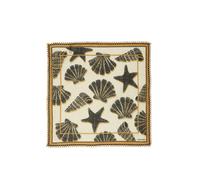 Quadratischer Schal mit Grafik-Print und Zierborte ONESIZE beige|mehrfarbig 2178684.84D4.ONESIZE