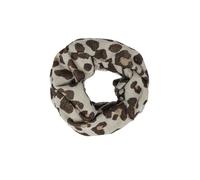 s.Oliver Red Label - Schlauchschal mit Animal-Print beige/braun - Gr. - ONE SIZE