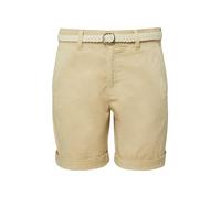 s.Oliver Red Label - Shorts mit geflochtenem Gürtel und Garment Dye braun - Gr. - 42