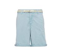 Shorts mit geflochtenem Gürtel und Garment Dye 48 blau 2161341.5083.48
