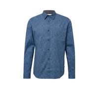 Slim Fit: Hemd aus Baumwollstretch mit All-over-Print XXL blau 2172379.58A0.XXL