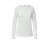 Slim-Fit-Longsleeve aus Baumwollslub mit U-Boot-Ausschnitt 40 creme 2167892.0210.40