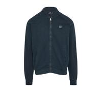 s.Oliver Red Label - Strickjacke mit Logo-Patch blau - Gr. - S