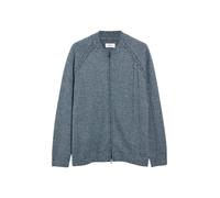 s.Oliver Red Label - Strickjacke mit Zipper blau/grau - Gr. - 3XL
