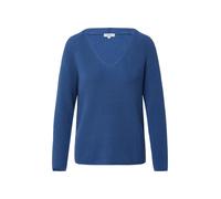 Strickpullover aus Baumwollmix mit V-Ausschnitt 36 blau 2168794.5527.36
