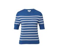 Kurzarm-Strickpullover aus Viskosemix 38 blau 2167971.55X0.38