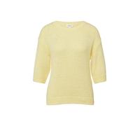 s.Oliver Red Label - Strickpullover mit 3/4-Arm und Rundhalsausschnitt gelb - Gr. - 46