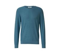 Strickpullover mit Flammgarnstruktur und Rollkante XL petrol 2178506.6244.XL