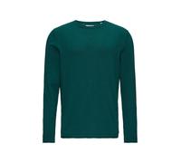 s.Oliver Red Label - Strickpullover mit Flammgarnstruktur blau/grün - Gr. - L